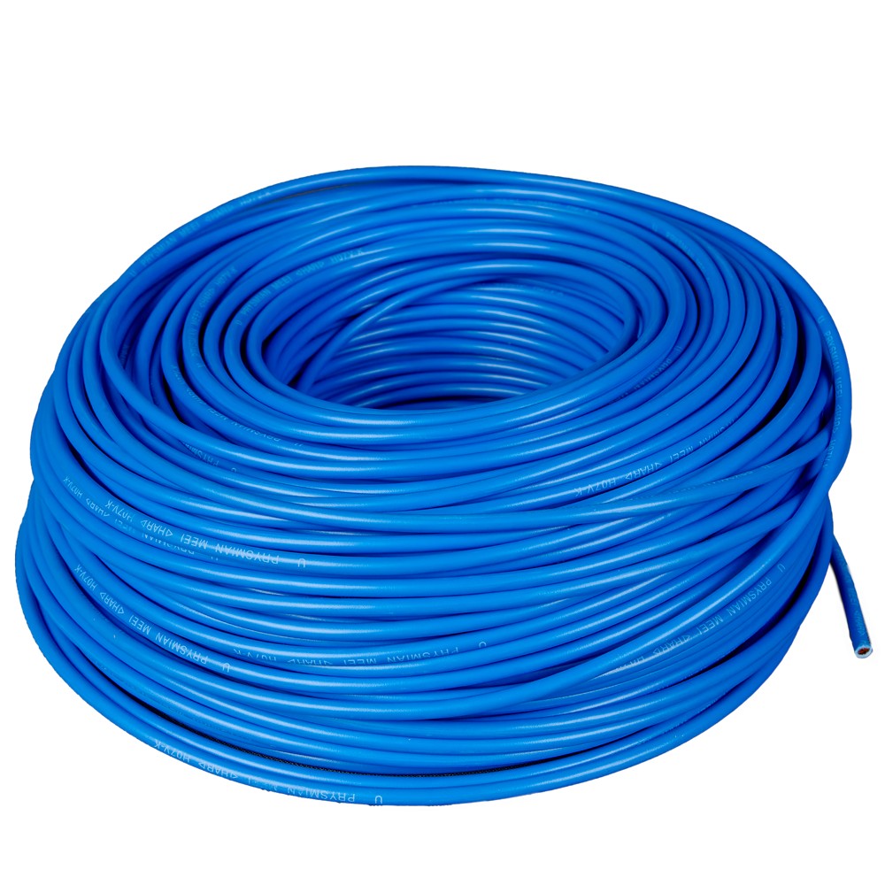Cablu electric MYF (H05V-K) 4 mmp, izolatie PVC, albastru, pret pe metru Cablu electric MYF (H05V-K) 4 mmp, izolatie PVC, albastru, pret pe metru