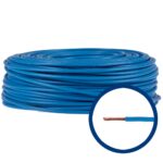 Cablu electric MYF (H05V-K) 6 mmp, izolatie PVC, albastru, pret pe metru