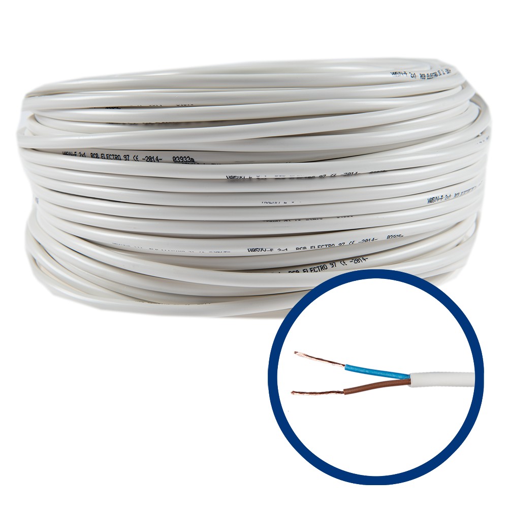 Cablu electric MYYM 2x1mm, pret pe metru Cablu electric MYYM 2x1mm, pret pe metru