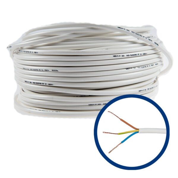 Cablu electric MYYM 3 x 1 mmp, izolatie PVC, pret pe metru