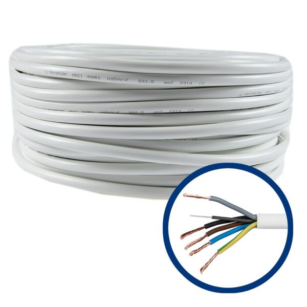 Cablu electric MYYM 5x 2.5mm, pret pe metru