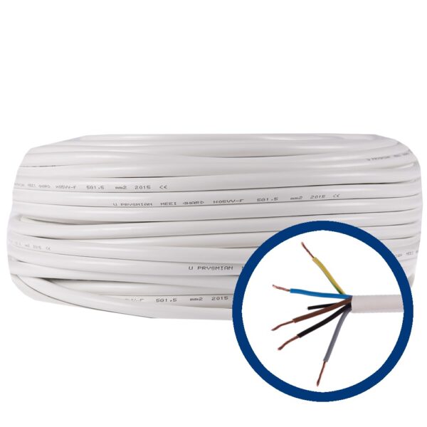 Cablu electric MYYM 5x1,5 mm, pret pe metru