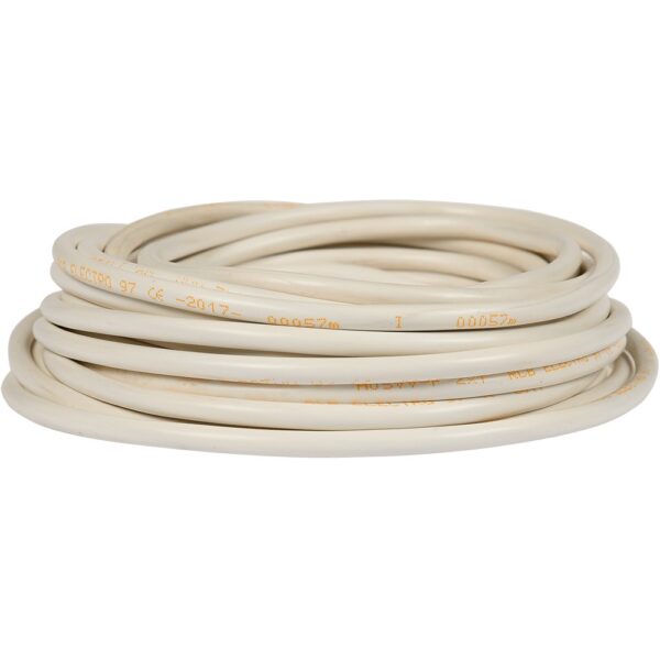 Cablu electric MYYM / H05VV-F 3x1,5 mm, 25m, alb