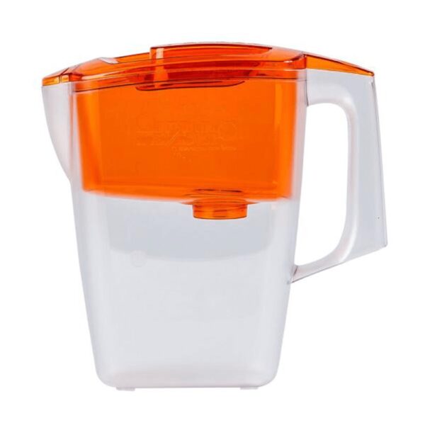 Cană filtrantă Geyser Alfa 2,5 l, portocaliu, cu cartuș inclus