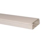 Canal cablu 100 x 40 mm, 2 m, alb, PVC ignifugat, pret pe metru