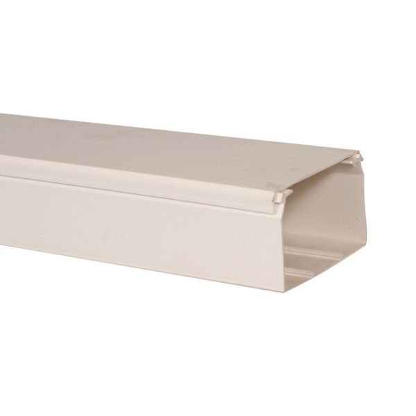Canal cablu 100 x 60 mm, 2 m, alb, PVC ignifugat, pret pe metru