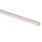 Canal cablu 12 x 12 mm, 2 m, alb, PVC ignifugat, pret pe metru