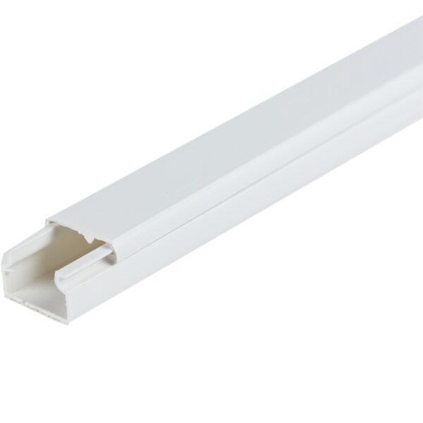 Canal cablu 15 x 10 mm, 2 m, alb, PVC ignifugat, pret pe metru
