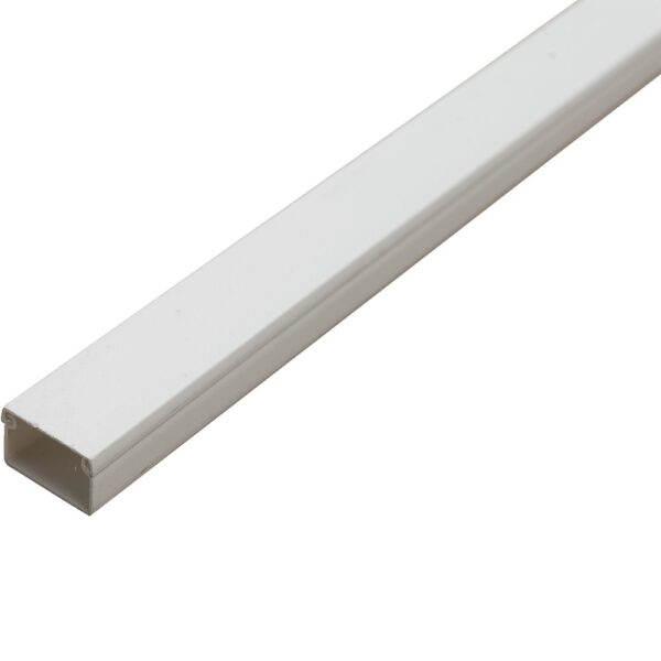 Canal cablu, 20 x 13 mm, 2m, alb, PVC, pret pe metru