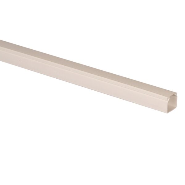 Canal cablu 25 x 25 mm, 2 m, alb, PVC ignifugat, pret pe metru