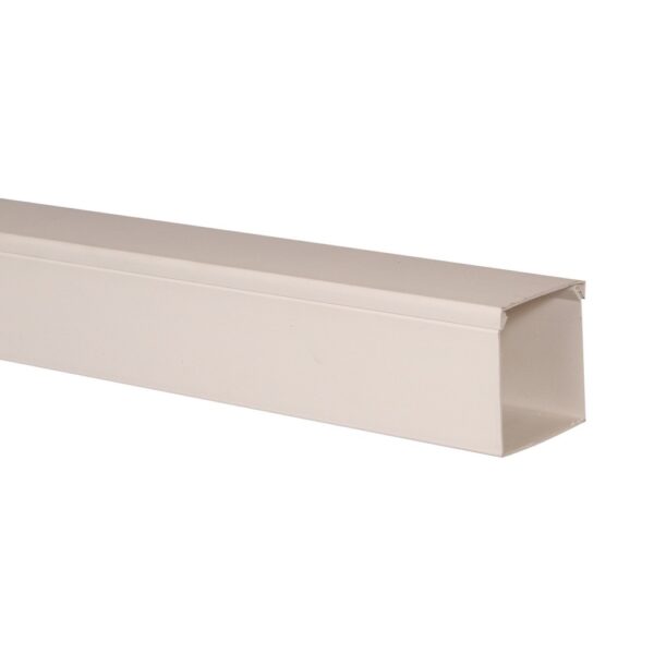 Canal cablu 60 x 60 mm, 2 m, alb, PVC ignifugat, pret pe metru