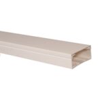 Canal cablu 80 x 40 mm, 2 m, alb, PVC ignifugat, pret pe metru
