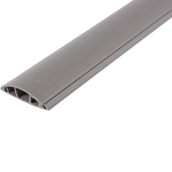 Canal cablu semirotund 60 x 15 mm, 2 m, PVC ignifugat, pret pe metru
