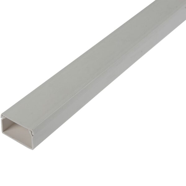 Canal pentru cablu cu banda autoadeziva Dietzel, 25 x 16 mm, 2 m, alb, PVC ignifugat