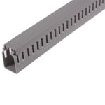 Canal slitat pentru cabluri, 25 x 40 mm, 2 m gri, pret pe metru