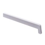 Capac glaf, PVC, alb, 45 x 600 mm