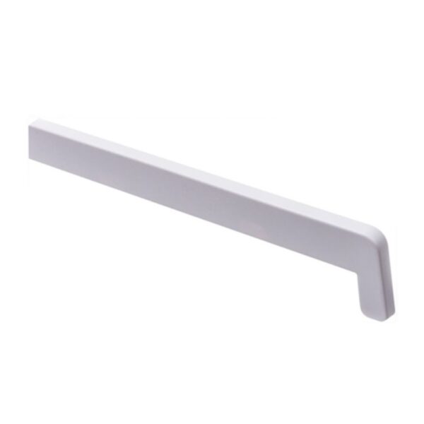 Capac glaf, PVC, alb, 45 x 600 mm