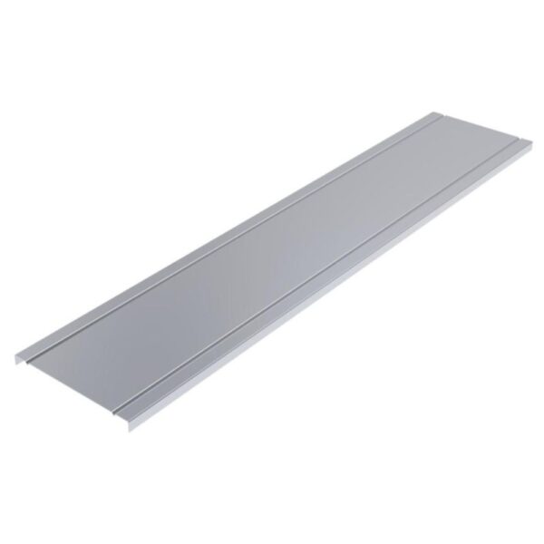 Capac jgheab metalic ranforsat Metaksan, 400 x 15 x 1 mm