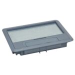 Capac si rama doza pardoseala Legrand Mosaic, 8/12M, interior, plastic, gri