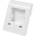 Caseta multibox pentru plinta Indo, alb, PVC