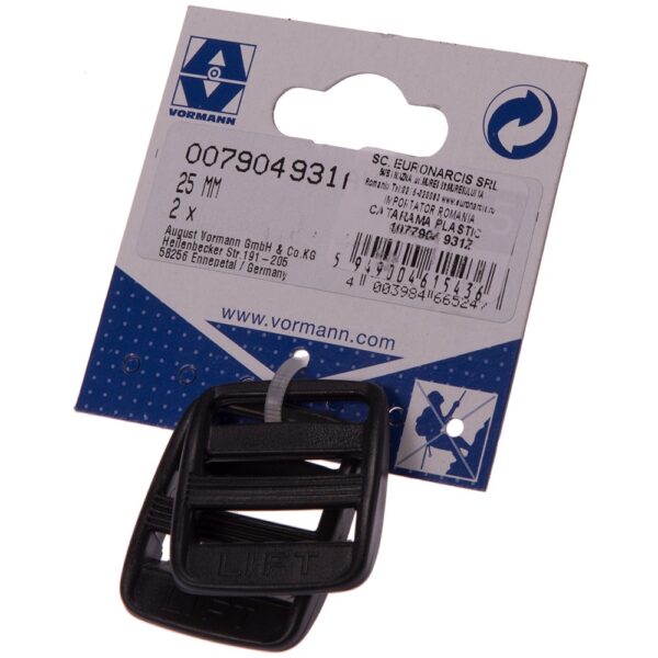 Catarama fixare din plastic, 25mm, set 2 buc