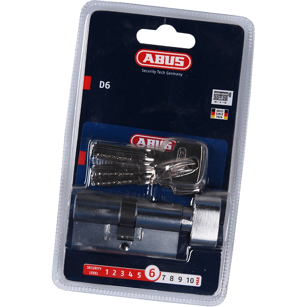 Cilindru cu buton KD6, alama, Abus N Z30/K30 Cilindru cu buton KD6, alama, Abus N Z30/K30