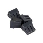 Clema de montaj cu pasta IEK, 2.5 mmp, negru, 3 conexiuni, 4 bucati