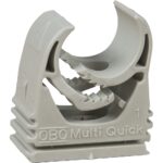 Clema OBO, Multi-Quick, O15-19MM(100), gri deschis