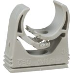 Clema OBO, Multi-Quick, O25-28.5MM(50), gri deschis