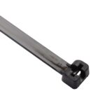 Coliere din plastic, poliamida 6.6, alb, 280 x 3.5 mm, 100 bucati