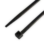 Coliere din plastic, poliamida 6.6, negru, 780 x 9 mm, 100 bucati