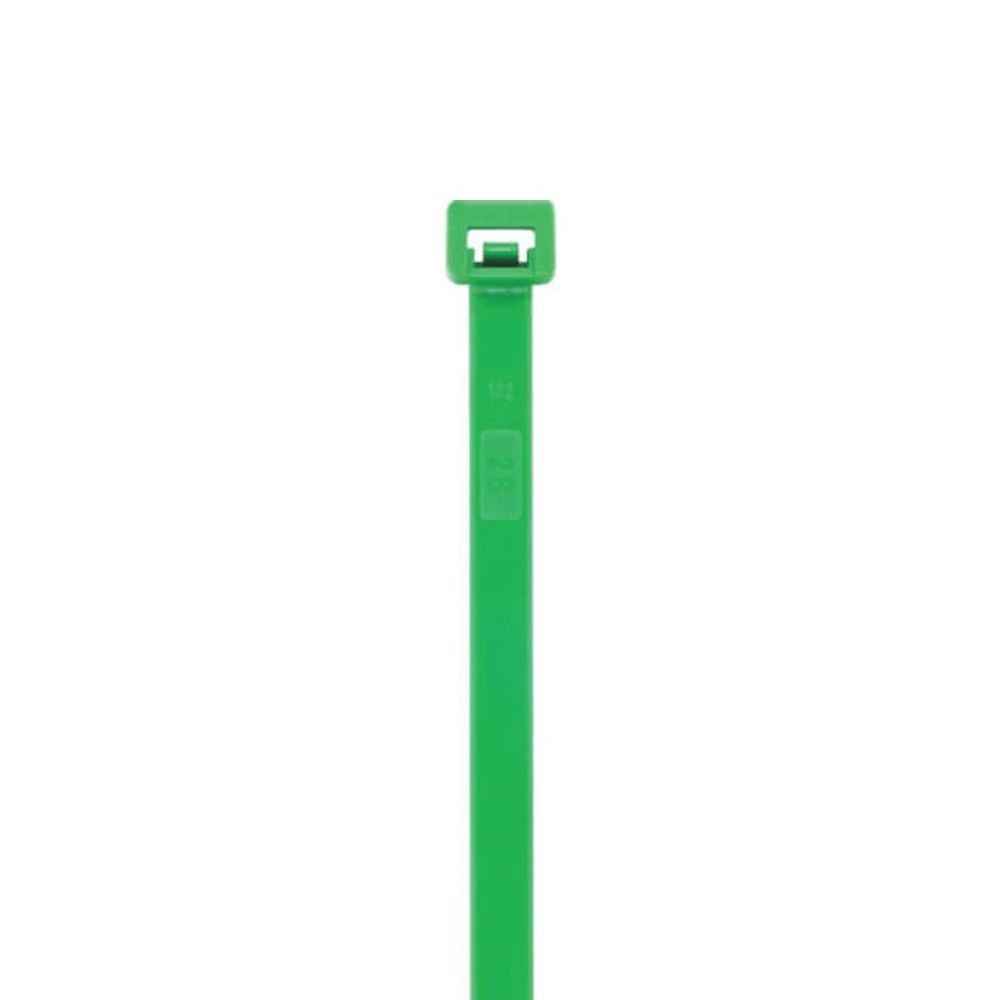 Coliere din plastic, poliamida 6.6, verde, 140 x 3.5 mm, 100 bucati Coliere din plastic, poliamida 6.6, verde, 140 x 3.5 mm, 100 bucati