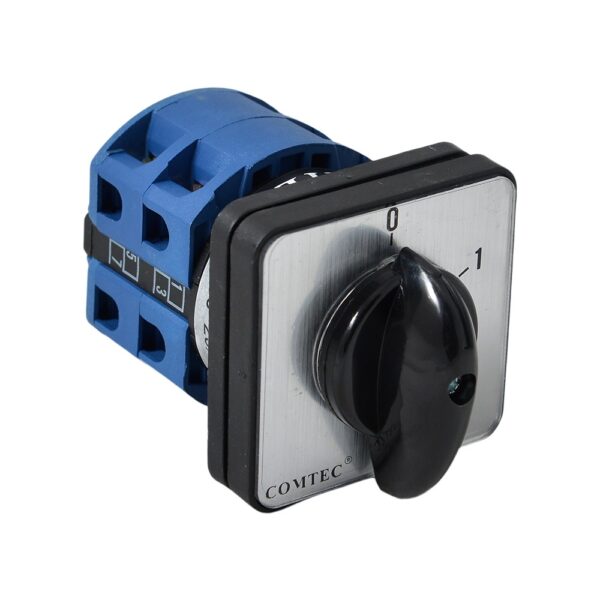 Comutator cu came, Comtec MF0002-11130, 2P, pozitie 0-1, 25A