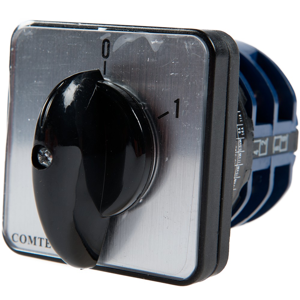 Comutator cu came, Comtec MF0002-11340, 3P, pozitie 0-1, 32A Comutator cu came, Comtec MF0002-11340, 3P, pozitie 0-1, 32A