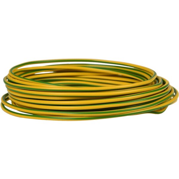 Conductor electric FY / H07V-U 1x 6 mmp verde - galben, 25 m