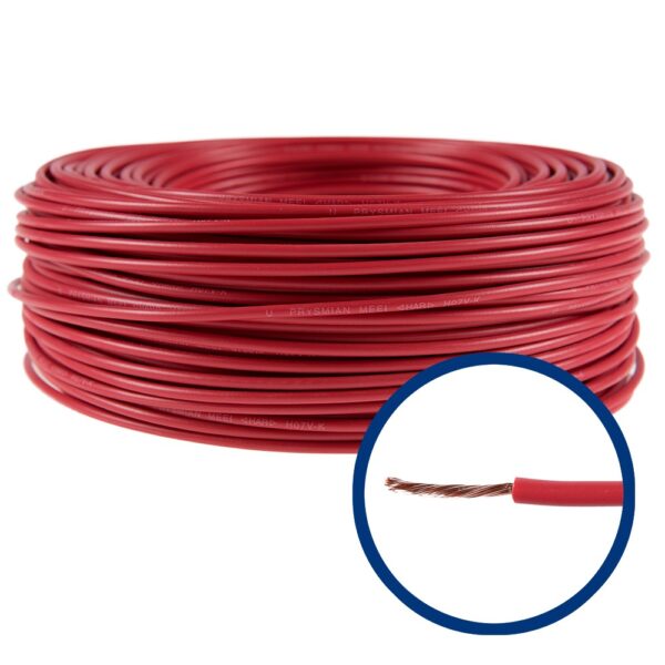 Conductor electric MYF / H07V-K 1,5 mmp rosu, pret pe metru