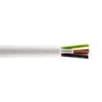 Conductor Flexibil MYYM H05VV-F, 4 x 2.5 mm2, izolatie PVC, alb, cupru, 50 m, pret pe metru