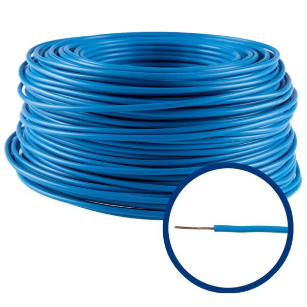 Conductor FY(H07V-U) 1.5 mm, albastru, pret pe metru