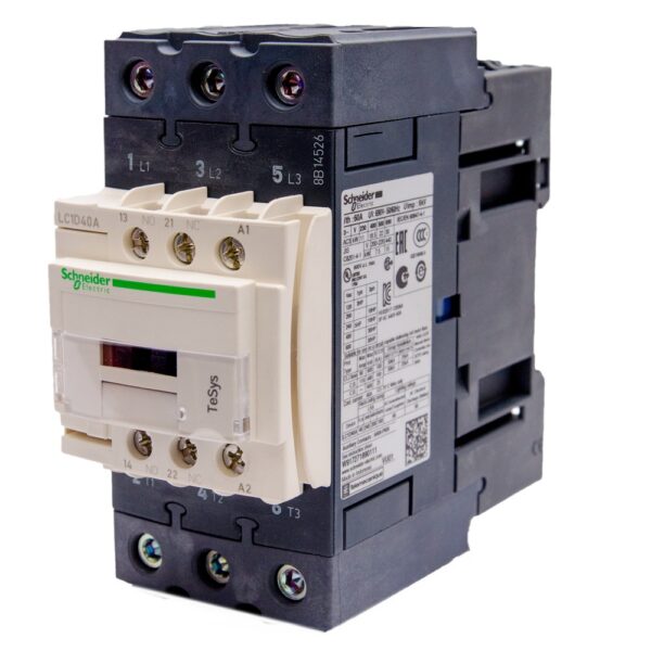 Contactor TeSys D, Schneider LC1D40P5, 3P 40A, aux 1NO+1NC - 230V