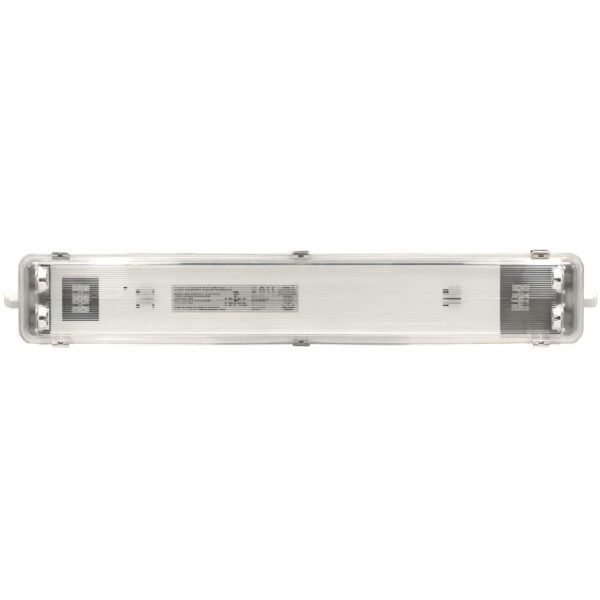 Corpul de iluminat pentru tub LED Hepol, 2 x G13, IP65, gri