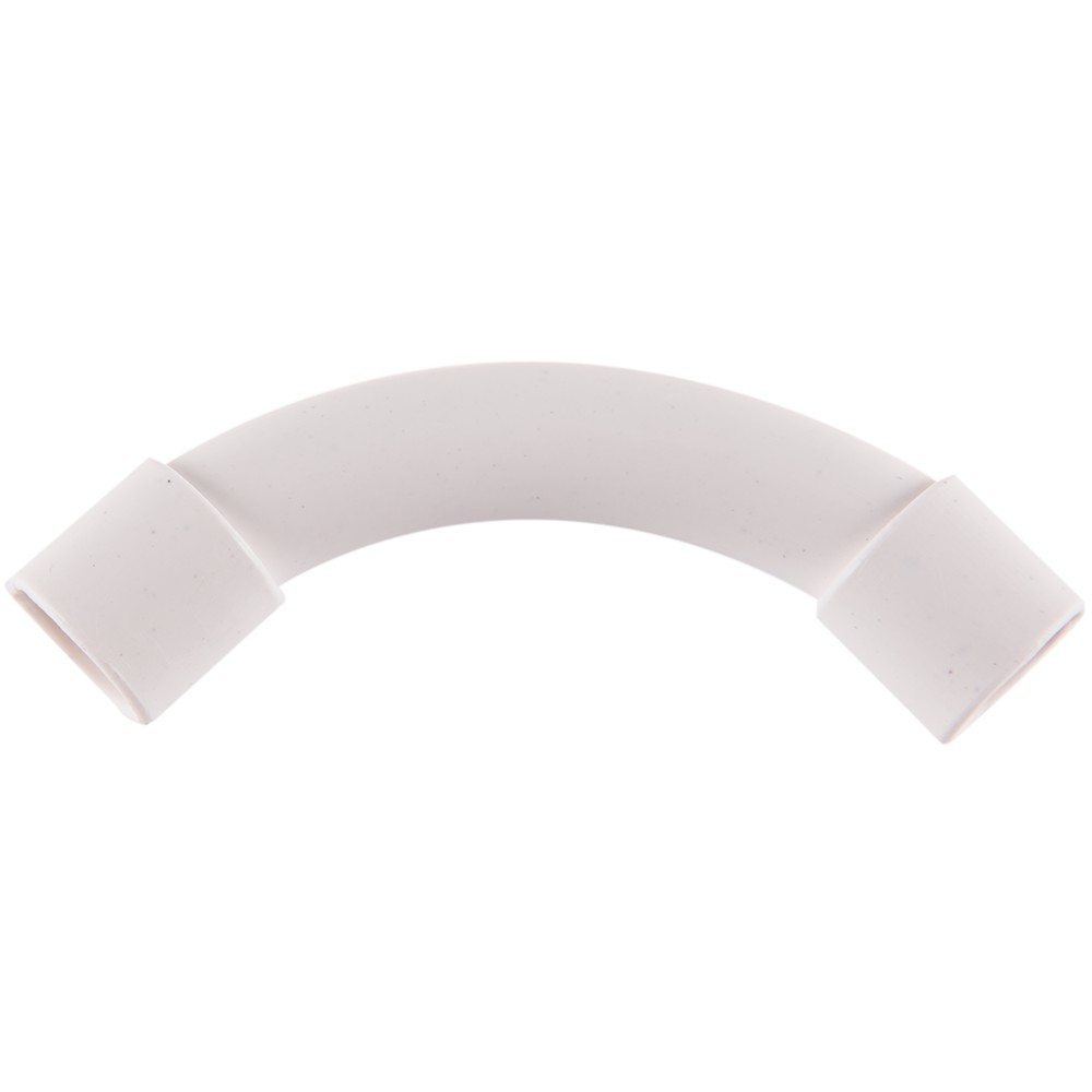 Cot teava PVC, D 13 mm, alb Cot teava PVC, D 13 mm, alb