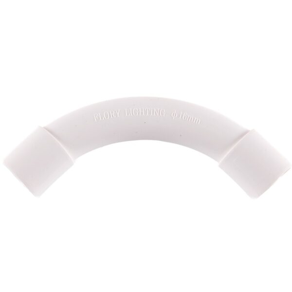 Cot teava PVC, D 16 mm, alb
