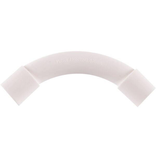 Cot teava PVC, D 20 mm, alb