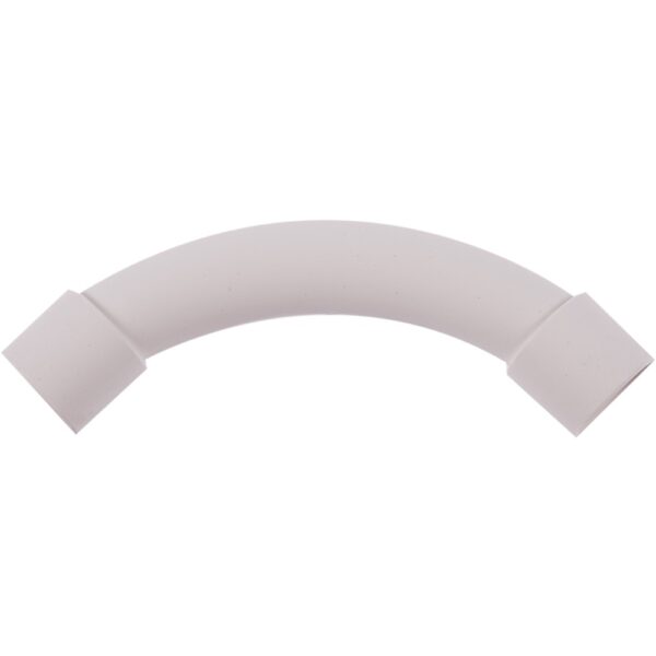 Cot teava PVC, D 25 mm, alb