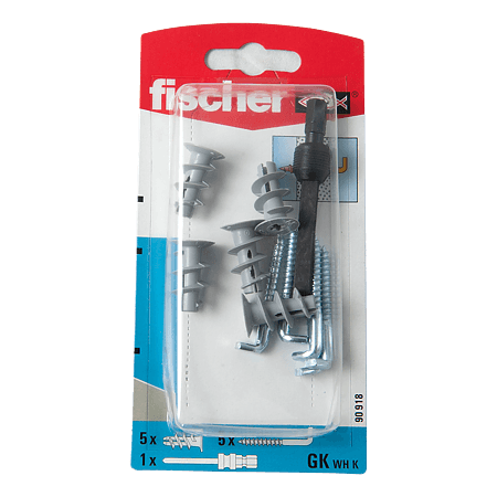 Diblu din nailon cu surub Fischer GK, 5 mm, 4,2 x 40 mm, 5 buc, pentru gips-carton
