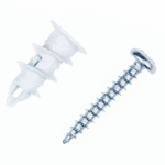 Diblu MFJ, nylon, L 25 mm, cu surub 4,5 x 30 mm, 4 buc, pentru gips-carton