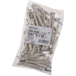 Diblu rapid T din plastic, cu surub din otel zincat, 6 x 60 mm, pentru gips-carton