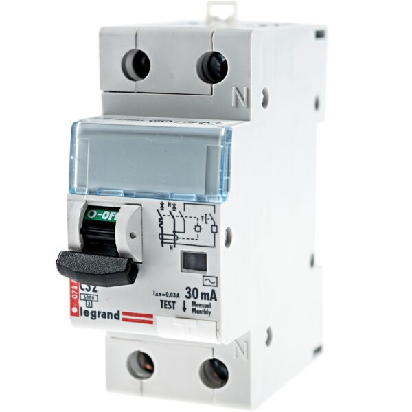 Disjunctor diferential DX3 6000 10kA Legrand 411005, P+N, 32A, 30mA