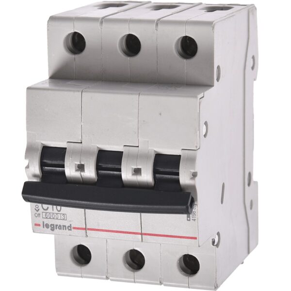 Disjunctor magneto-termic Legrand, 3 pol, 10A