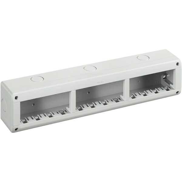 Doză cadru 12 (4+4+4) module Matix Bticino 25412, montaj aparent, IP40